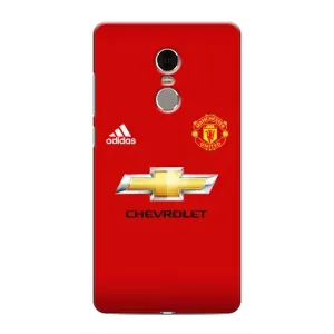 Силиконовые Чехлы принт Футбол на Xiaomi Redmi Note 4 (Man United)