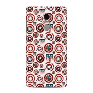 Чехол с Щитом Капитана Америки на Xiaomi Redmi Note 4 (Марвел щиты)
