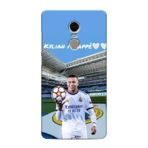 Чехол (TPU) с Футболистом на Xiaomi Redmi Note 4 (Mbappe Real)