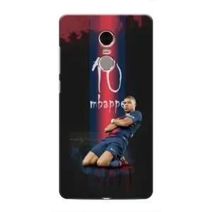 Чехол (TPU) с Футболистом на Xiaomi Redmi Note 4 (MBAPPE 10)