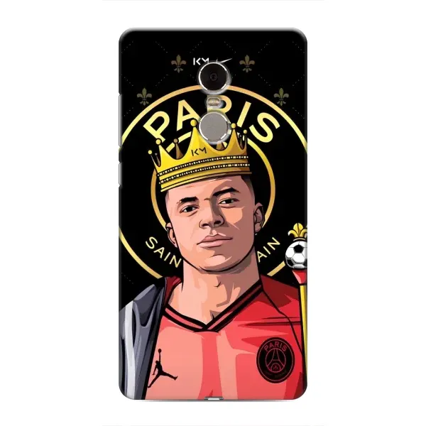 Чехол с рисунком «Mbappe King» для Xiaomi Redmi Note 4