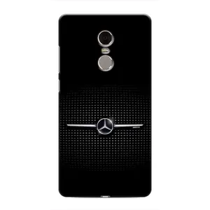 Силиконовый бампер с картинкой машины на Xiaomi Redmi Note 4 (Mercedes)