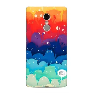 Силіконовий чохол з котиком для Xiaomi Redmi Note 4 (Mew)