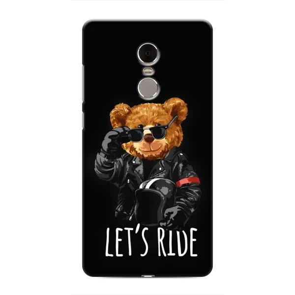 Чехол с рисунком «Модный Мишка» для Xiaomi Redmi Note 4 Чехол с рисунком «Модный Мишка» для Xiaomi Redmi Note 4