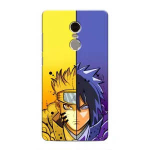 Купить Чехлы на телефон с принтом Anime для Xiaomi Redmi Note 4 (Naruto Vs Sasuke)