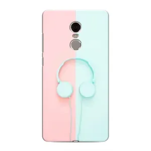 Девчачий Чехол для Xiaomi Redmi Note 4 (Наушники)
