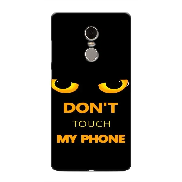 Чехол с рисунком «Не трогай мой телефон» для Xiaomi Redmi Note 4 Чехол с рисунком «Не трогай мой телефон» для Xiaomi Redmi Note 4
