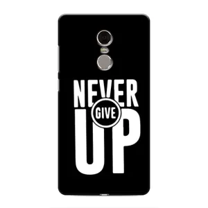 Силиконовый Чехол на Xiaomi Redmi Note 4 с картинкой Nike (Never Give UP)