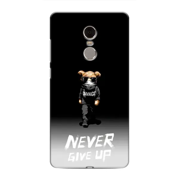 Чехол с рисунком «Never» для Xiaomi Redmi Note 4 Чехол с рисунком «Never» для Xiaomi Redmi Note 4