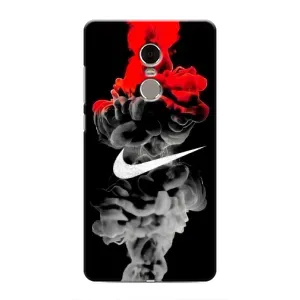 Силиконовый Чехол на Xiaomi Redmi Note 4 с картинкой Nike (Nike дым)