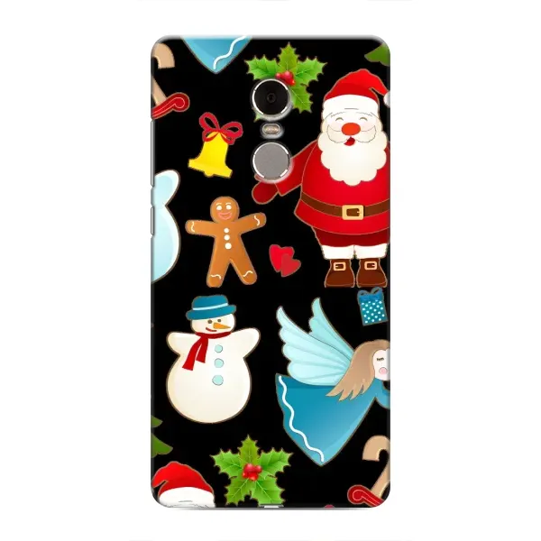 Чехол с рисунком «Новогодний дизайн» для Xiaomi Redmi Note 4 Чехол с рисунком «Новогодний дизайн» для Xiaomi Redmi Note 4