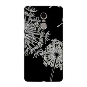 Силиконовый Чехол с одуванчиками на Xiaomi Redmi Note 4 (Одуванчики)