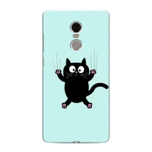 Силіконовий чохол з котиком для Xiaomi Redmi Note 4 (Падаючий кіт)