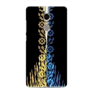 Силіконовый Чохол на Xiaomi Redmi Note 4 (Патріотична вишиванка)