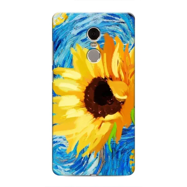 Чехол с рисунком «Подсолнух цветок» для Xiaomi Redmi Note 4 Чехол с рисунком «Подсолнух цветок» для Xiaomi Redmi Note 4