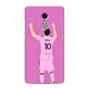 Чехлы Лео Месси в Майами на Xiaomi Redmi Note 4 (Празднование Месси)