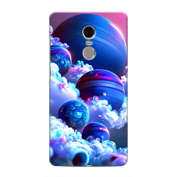 Чехол с рисунком «Синие планеты» для Xiaomi Redmi Note 4 Чехол с рисунком «Синие планеты» для Xiaomi Redmi Note 4