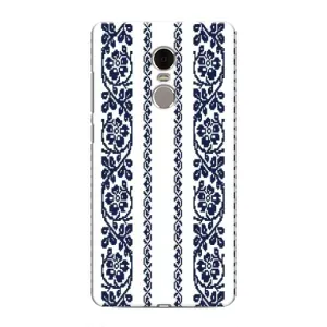 Силіконовый Чохол на Xiaomi Redmi Note 4 з картинкой Вишиванки (Синя вишиванка)