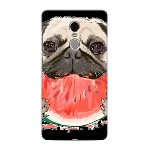 Чохол (ТПУ) Милі песики для Xiaomi Redmi Note 4 (Смішний Мопс)