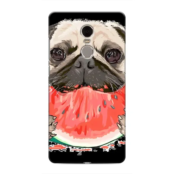 Чехол с рисунком «Смешной Мопс» для Xiaomi Redmi Note 4 Чехол с рисунком «Смешной Мопс» для Xiaomi Redmi Note 4