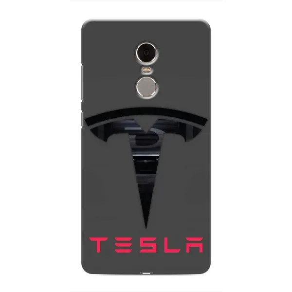 Чехол с рисунком «Logo TESLA» для Xiaomi Redmi Note 4 Чехол с рисунком «Logo TESLA» для Xiaomi Redmi Note 4
