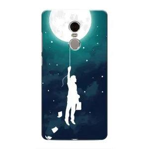 Чехол (ТПУ) с планетами на Xiaomi Redmi Note 4 (To The moon)