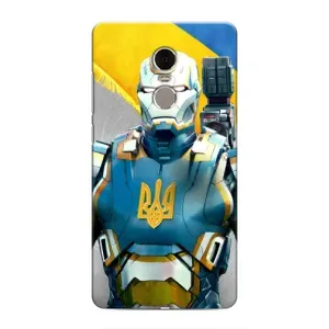 Силиконовый Чехол на Xiaomi Redmi Note 4 (Я-Украина) (Украинский робокоп)