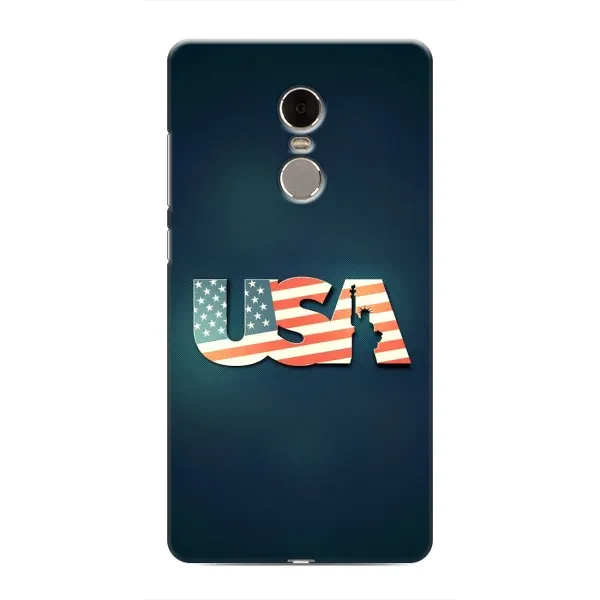 Чехол с рисунком «USA» для Xiaomi Redmi Note 4 Чехол с рисунком «USA» для Xiaomi Redmi Note 4