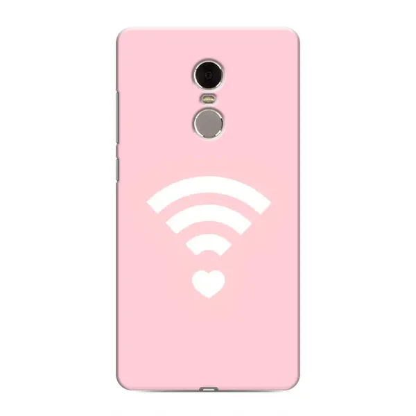 Чехол с рисунком «WiFi Love» для Xiaomi Redmi Note 4 Чехол с рисунком «WiFi Love» для Xiaomi Redmi Note 4