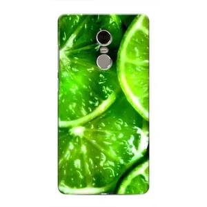 Чехол с изображением вкусной еды для Xiaomi Redmi Note 4 (Яркий ЛАЙМ)
