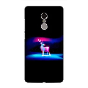 Силіконовий бампер з картинкою звірів для Xiaomi Redmi Note 4 (Яскравий олень)