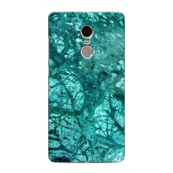 Чехол с рисунком «Зеленый мрамор» для Xiaomi Redmi Note 4