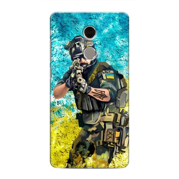 Чехол с рисунком «ЗСУ  Воин» для Xiaomi Redmi Note 4