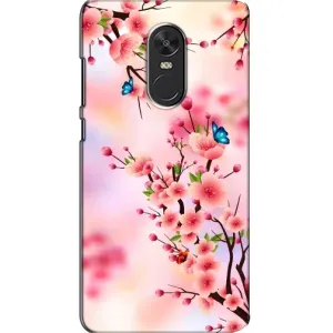Чохол з картинкою Сакури на Xiaomi Redmi Note 4X (Метелики на сакурі)
