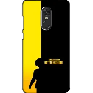 Чехол (TPU) с картинкой "Лого Пабг" на Редми нот 4х (Battlegrounds)