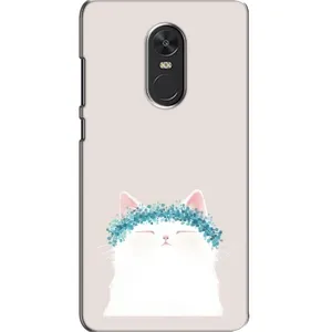 Чехол на тематику: Коты для Xiaomi Redmi Note 4X (Белый котик)