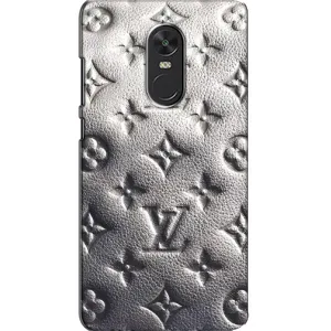Текстурный Чехол Louis Vuitton для Редми нот 4х (Бежевый ЛВ)