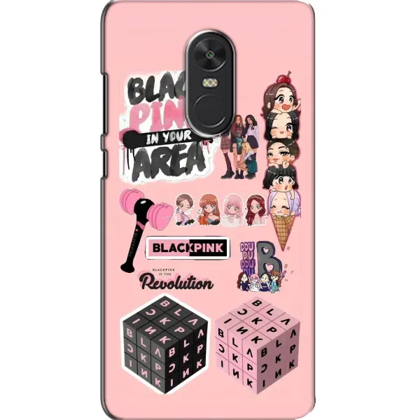 Чехол с рисунком «BLACK PINK коллаж» для Xiaomi Redmi Note 4X