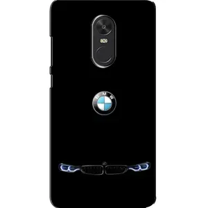 Силиконовый бампер с картинкой машины на Xiaomi Redmi Note 4X (Черный BMW)