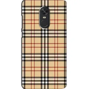 Чехол с рисунком «Burberry стиль» для Xiaomi Redmi Note 4X
