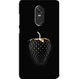 Чехол с изображением вкусной еды для Xiaomi Redmi Note 4X (Чёрная клубника)