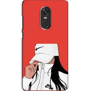 Силиконовый Чехол на Xiaomi Redmi Note 4X с картинкой Стильных Девушек (Девушка Nike)