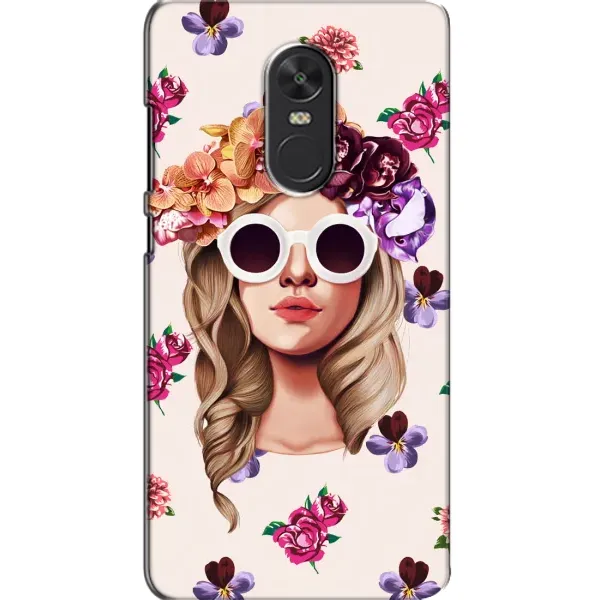 Чехол с рисунком «Девушка в очках» для Xiaomi Redmi Note 4X