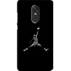 Силиконовый Чехол Nike Air Jordan на Редми нот 4х (Джордан)