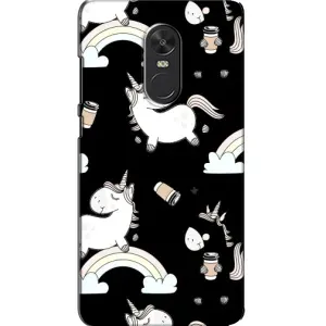 Чохол Unicorn на Xiaomi Redmi Note 4X (Єдинорог з кавою)