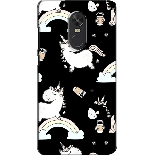 Чехол с рисунком «Единорог с кофе» для Xiaomi Redmi Note 4X Чехол с рисунком «Единорог с кофе» для Xiaomi Redmi Note 4X