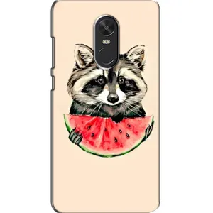 Силиконовый Чехол с Енотами на Xiaomi Redmi Note 4X (Енот)