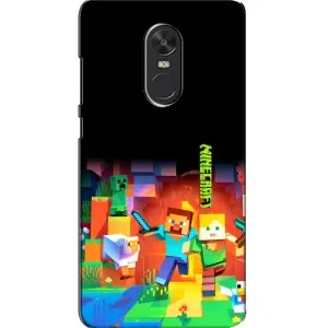 Чехлы для Xiaomi Redmi Note 4X (Персонажи Майн Крафт) (Герой Майнкрафт)