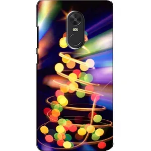 Чехол Новогодняя Елка на Xiaomi Redmi Note 4X (Гирлянды)