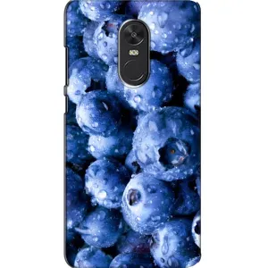 Чехол с изображением вкусной еды для Xiaomi Redmi Note 4X (Голубика)